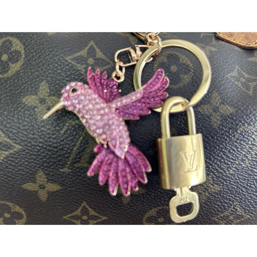 100% Auth Louis Vuitton Lock & Key with unbranded Bagcharm, Keycharm, Keychain